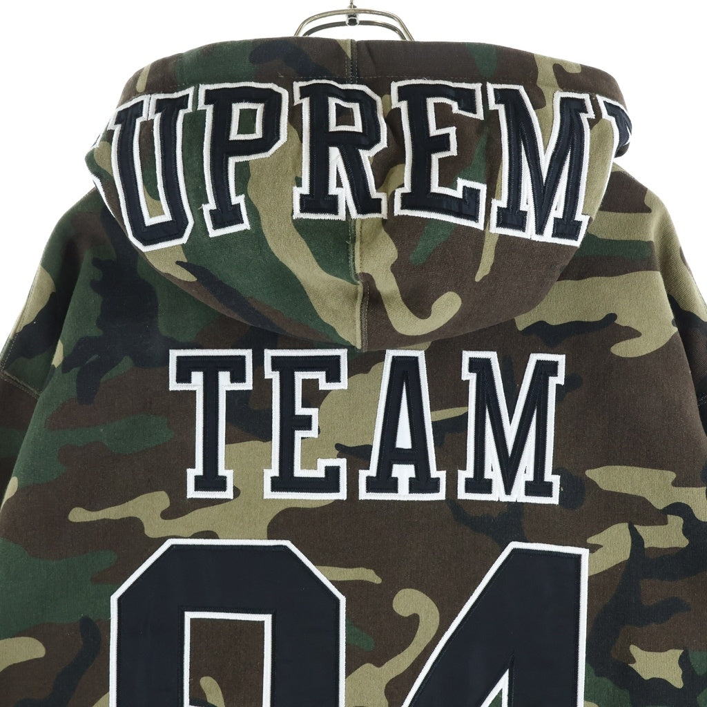 SUPREME(シュプリーム) 25SS Team 94 Hooded Sweatshirt Camo チーム94 フーデッドスウェットシャツ カモ柄 迷彩 プルオーバーパーカーフーディー グリーン