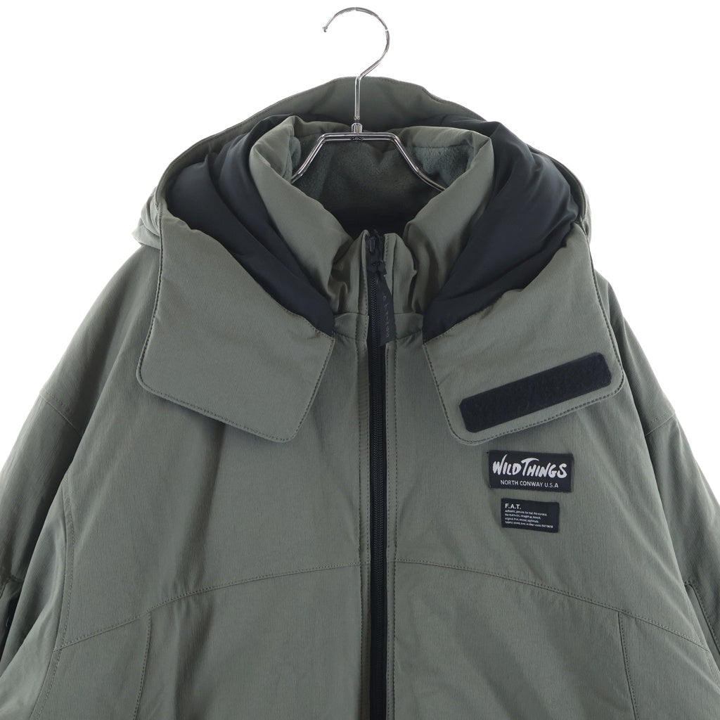 FAT(エフエーティー) ×WILDTHINGS ワイルドシングス 中綿ジャケット ブルゾンジャケット グレー F32320‐JK01-AB
