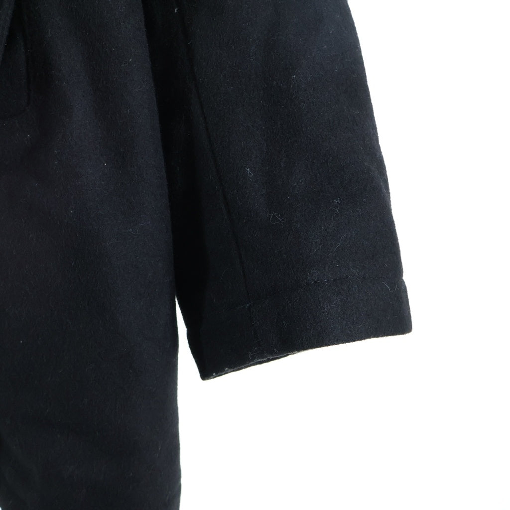 ARMANI(アルマーニ) 24SS Wool Half Coat フーデッドウールハーフコート ブラック 0ZB59W ZZ184
