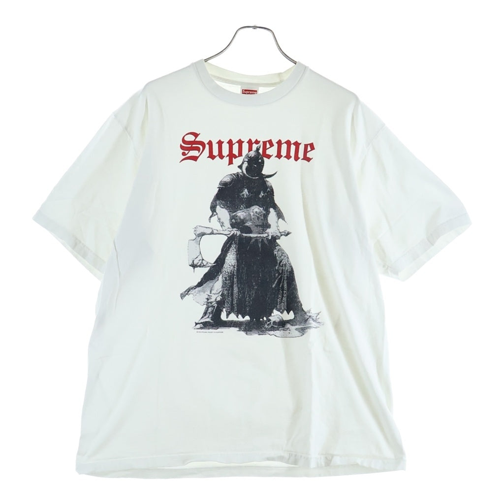 SUPREME(シュプリーム) 24AW Frank Frazetta Destruction Tee フランクフラゼッタ ディストラクション クルーネック半袖Tシャツカットソー ホワイト