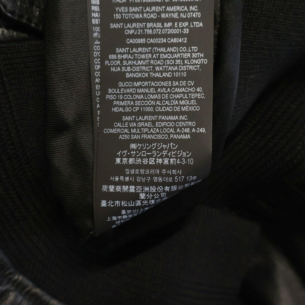 SAINT LAURENT PARIS(サンローランパリ) Lambskin MA-1 Bomber Jacket