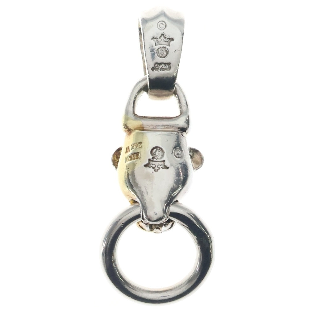 Gaboratory/Gabor(ガボラトリー/ガボール) Pure Gold Wrap Panther Pendant パンサー ネックレストップ シルバー/ゴールド