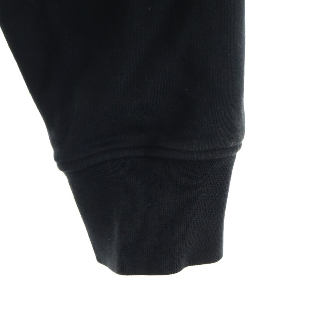 STONE ISLAND(ストーンアイランド) 25SS ORGANIC COTTON FLEECE K1S156100044S0051 オーガニックコットン クルーネック長袖スウェットトレーナー ブラック