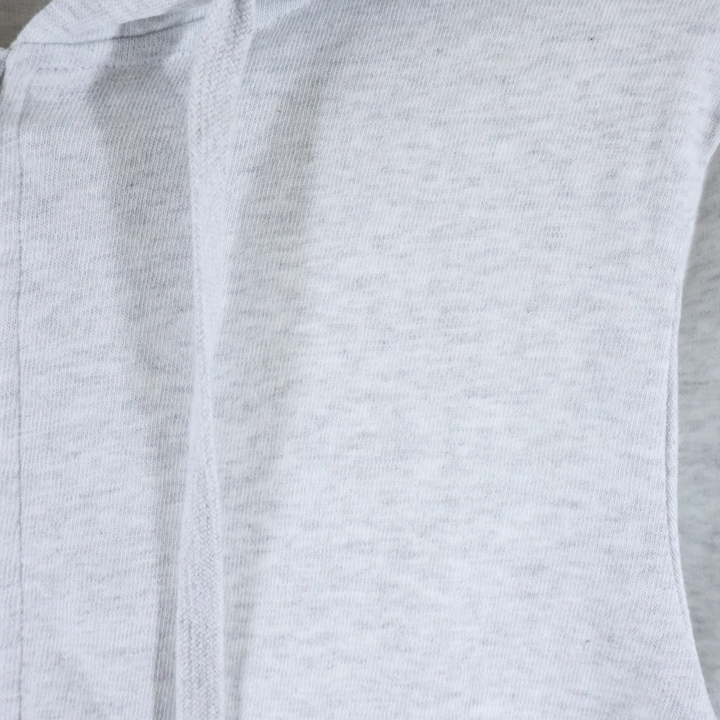 entire studios(エンタイア スタジオ) drawstring cropped hoodie ドローストリング ライトウェイトクロップドジップアップパーカーフーディー ライトグレー ESSS26HO050120497M