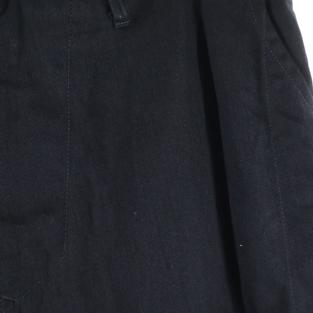 JULIUS(ユリウス) 24AW 10oz Denim Wide Pants 10オンス ワイドストレートデニムパンツ ジーンズ ブラック 867PAM8-BK