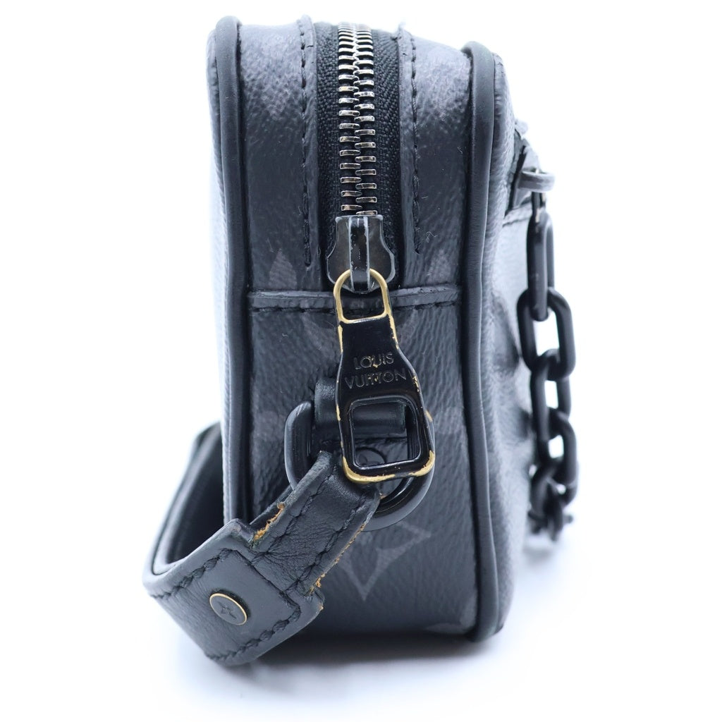 LOUIS VUITTON(ルイヴィトン) モノグラム エクリプス ポシェット ヴォルガ セカンドバッグ ブラック M68321