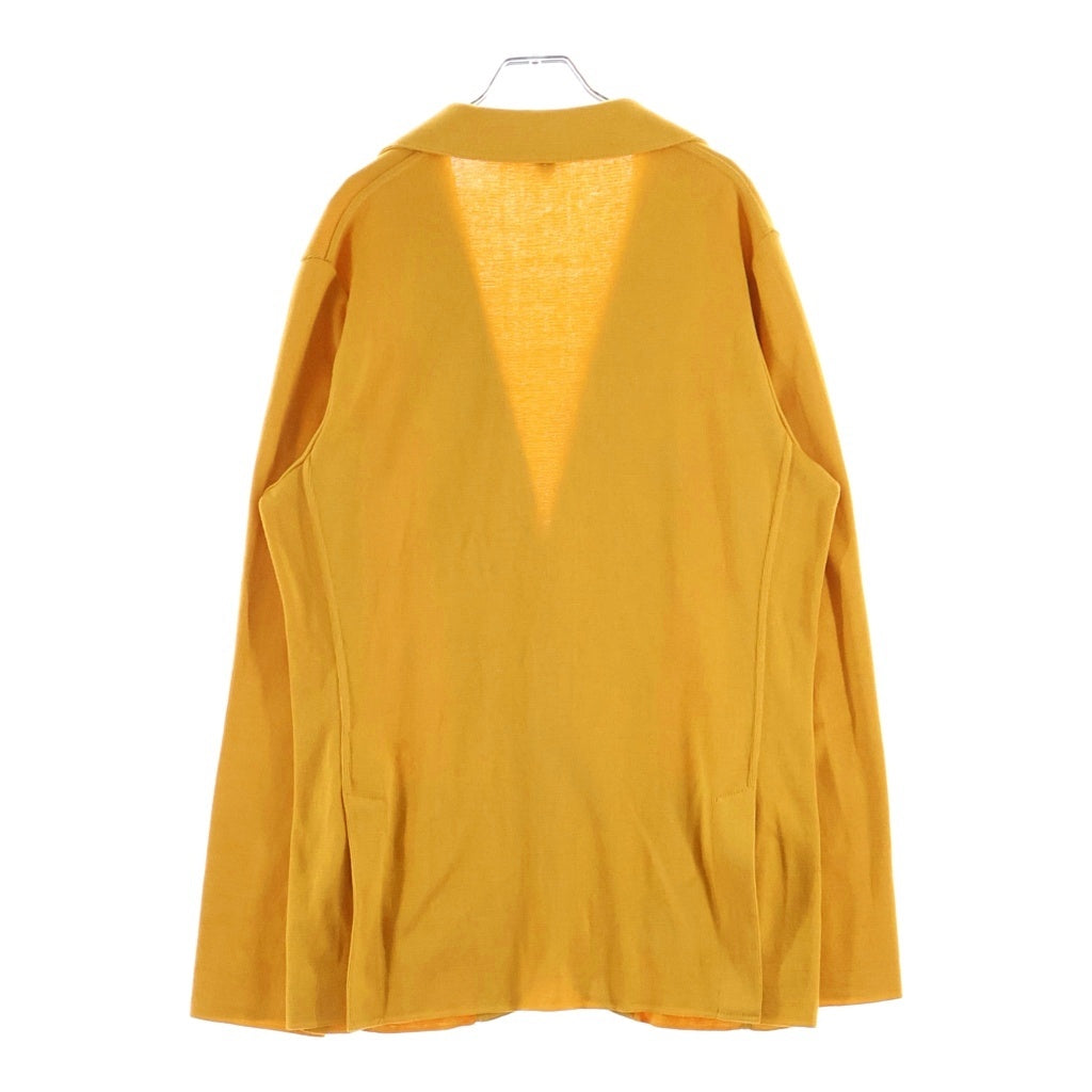 LARDINI(ラルディーニ) COTTONE TAILORED JACKET EPLJM56 コットンニット 2B テーラードジャケット イエロー