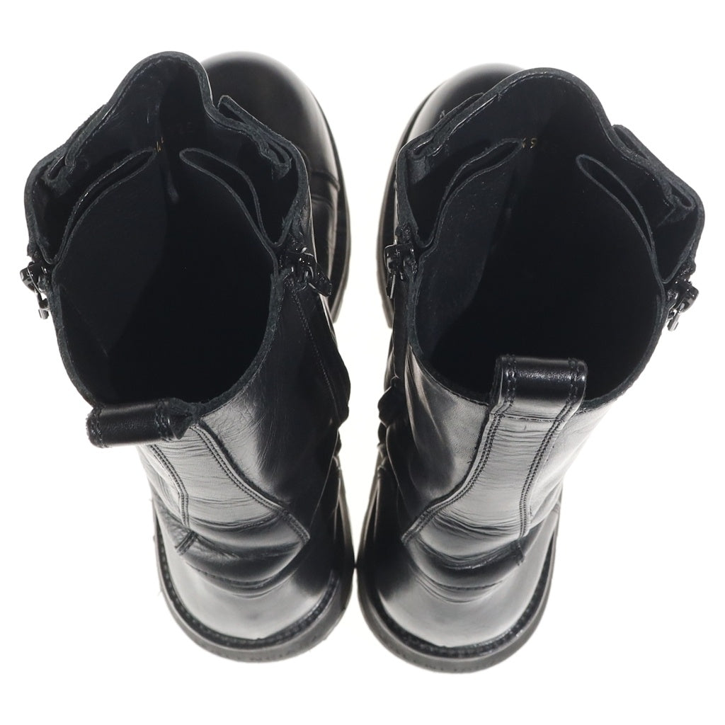 BALENCIAGA(バレンシアガ) Truck Lace-Up Boots カーフスキン トラック レースアップブーツ ブラック 844925