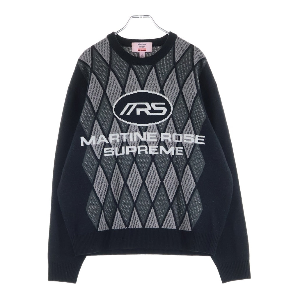 SUPREME(シュプリーム) 24AW ×Martine Rose Sweater マーティンローズ クルーネックニットセーター グレー