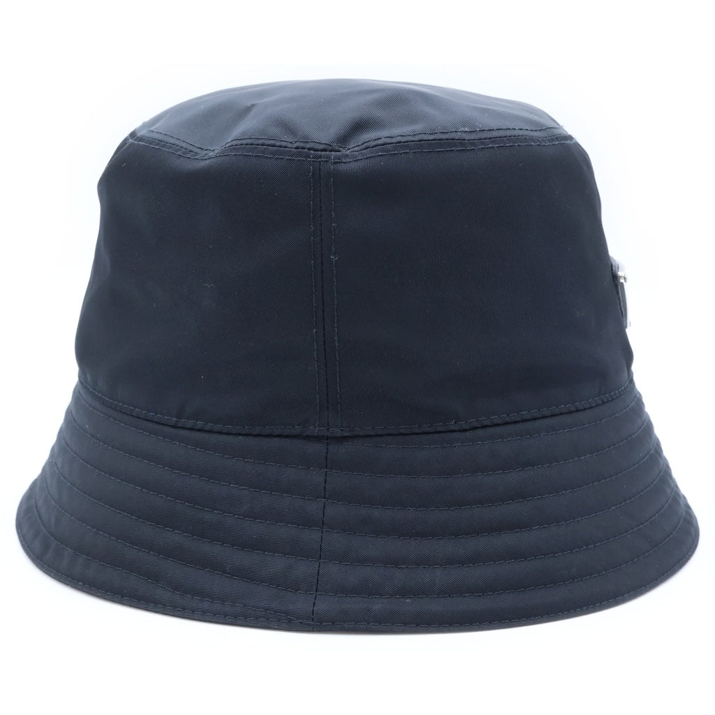 PRADA(プラダ) Re-Nylon Bucket Hat リナイロン トライアングルロゴ バケットハット 帽子 ブラック 1HC137 レディース