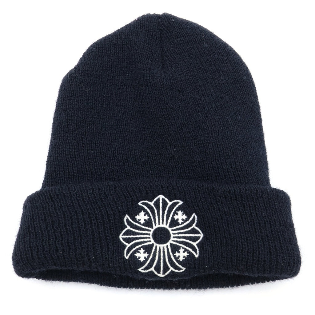 CHROME HEARTS(クロムハーツ) WOOL WATCH CAP CHプラス 刺繍ウールニットビーニー 帽子 ブラック