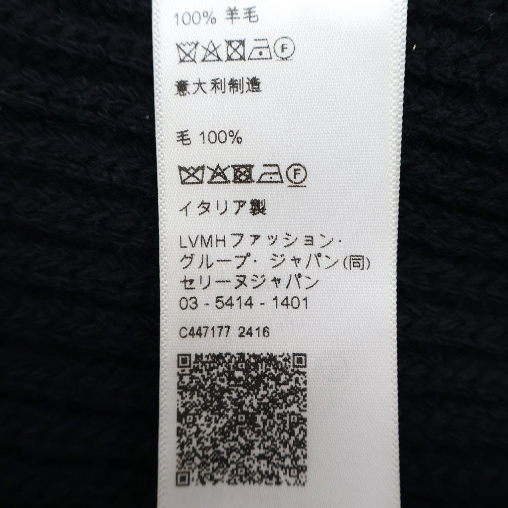 ‎⸝⸝⸝♡ CELINE(セリーヌ) 22AW Embroidered Beanie In Ribbed Wool フェルト