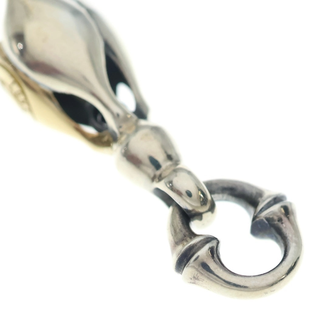 LONE ONES(ロンワンズ) Tear Bell Pendant w/One Gold Petal ティアーベル ペンダント ウィズ ワン 18K シルバー/ゴールド KFPF-0007S