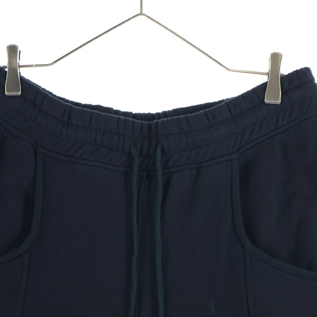 NO BRAND(ノーブランド) cannnone 【カンノーネ】 CARGO X4 SWEATPANTS JERSEY カーゴワイドスウェットパンツ ブラック cargo-x4-blk