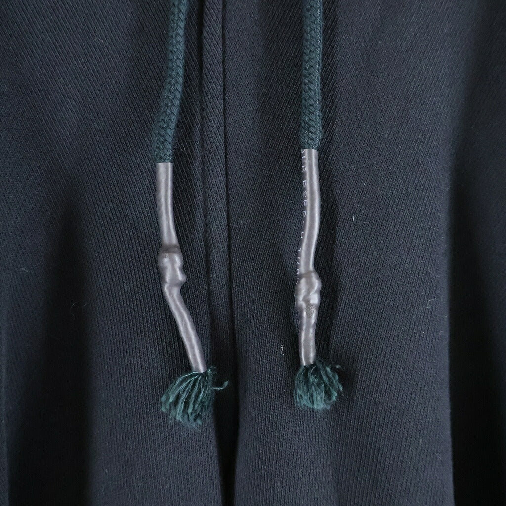 NO BRAND(ノーブランド) cannnone 【カンノーネ】 CARGO X4 SWEATPANTS JERSEY カーゴワイドスウェットパンツ ブラック cargo-x4-blk
