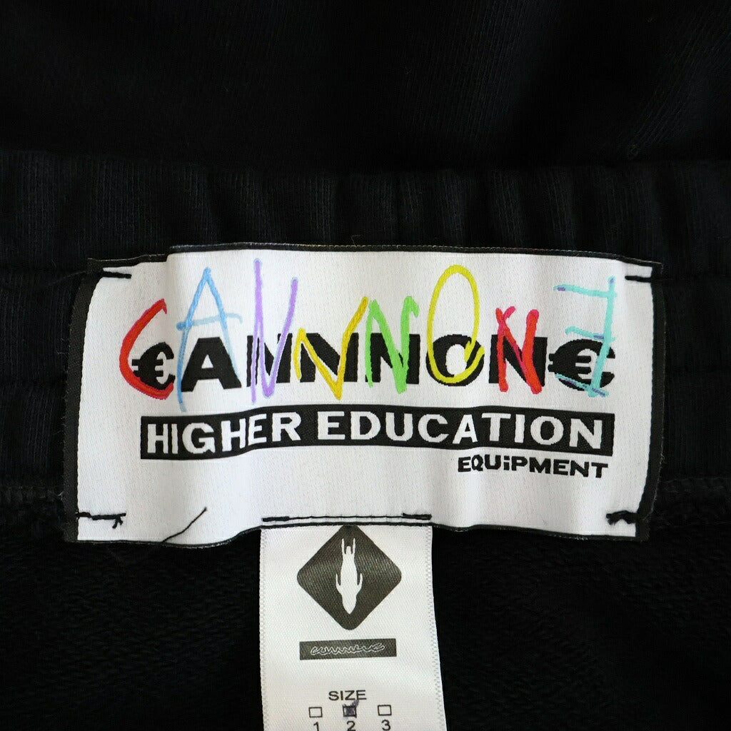 NO BRAND(ノーブランド) cannnone 【カンノーネ】 CARGO X4 SWEATPANTS JERSEY カーゴワイドスウェットパンツ ブラック cargo-x4-blk