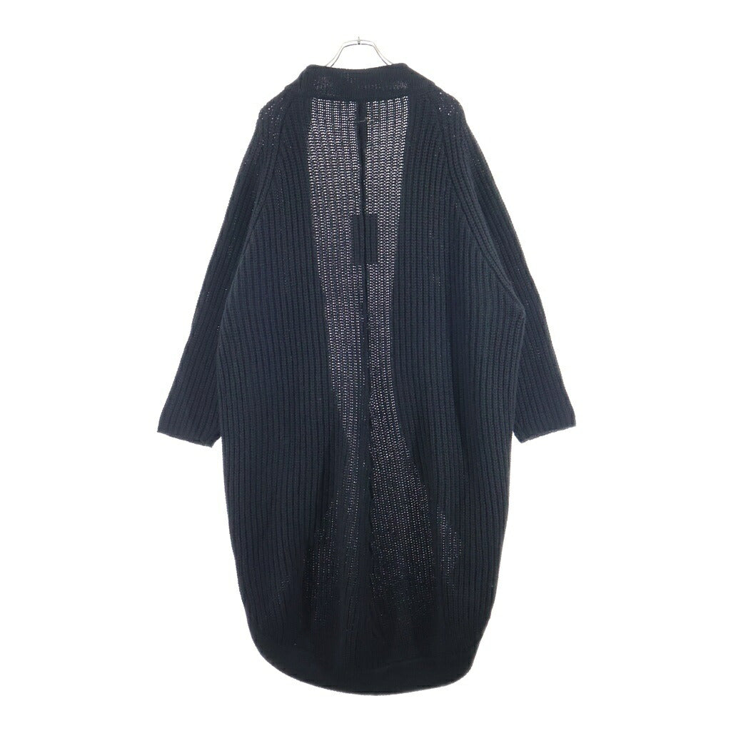 First Aid to the Injured(ファーストエイドトゥザインジュアード) Knit Long Cardigan Black ニットロングカーディガン ブラック 224-428