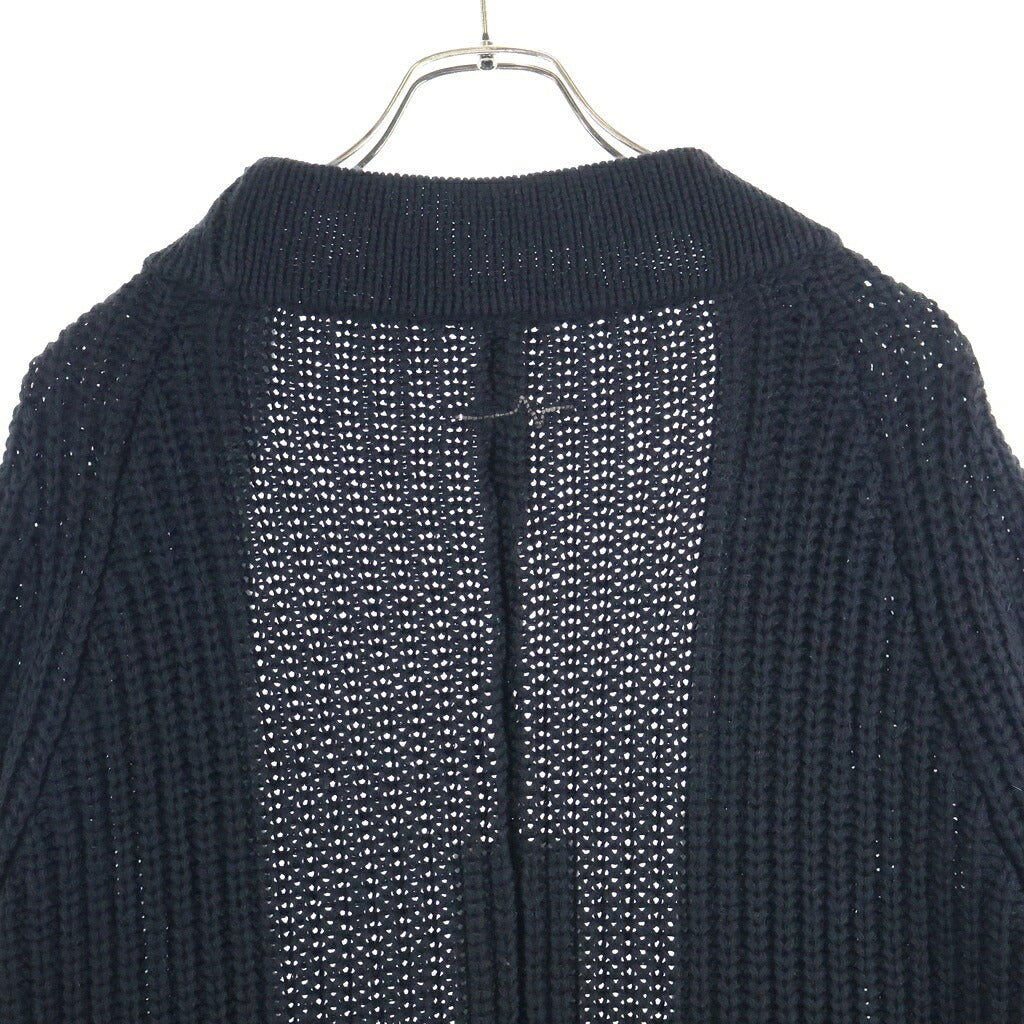 First Aid to the Injured(ファーストエイドトゥザインジュアード) Knit Long Cardigan Black ニットロングカーディガン ブラック 224-428