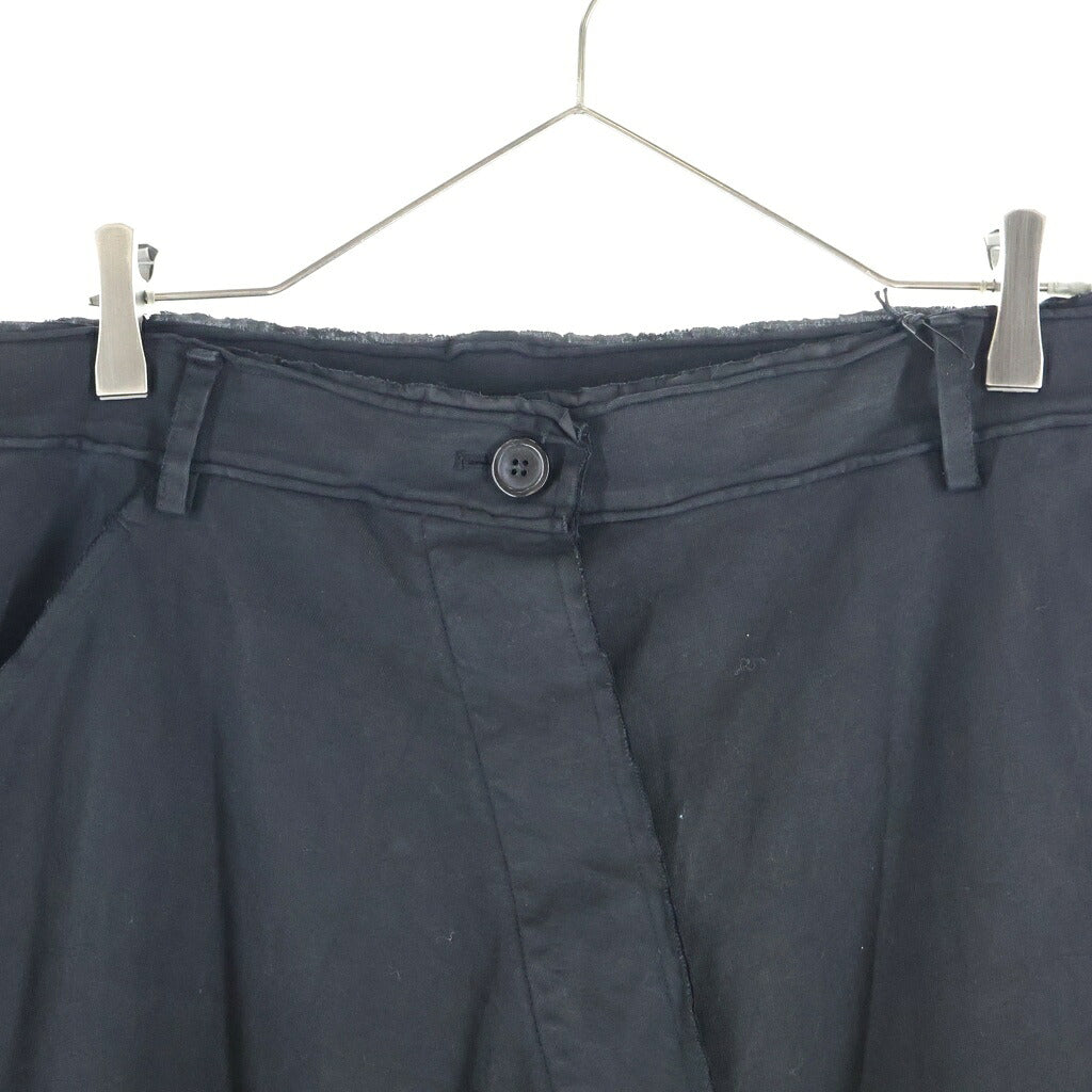 NO BRAND(ノーブランド) RUNDHOLZ 【ランドホルツ】 コットンワイドサルエルパンツ ブラック 120 254 01 02