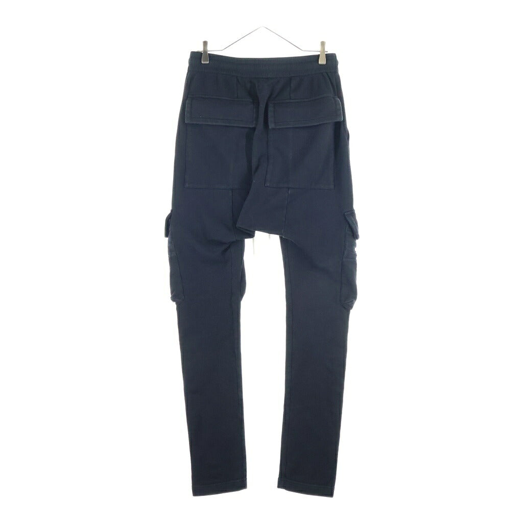 A.F ARTEFACT(エーエフアーティファクト) Side Zip Sweat Sarouel Pants サイドジップ コットンカーゴスウェットサルエルパンツ ブラック ag-8023