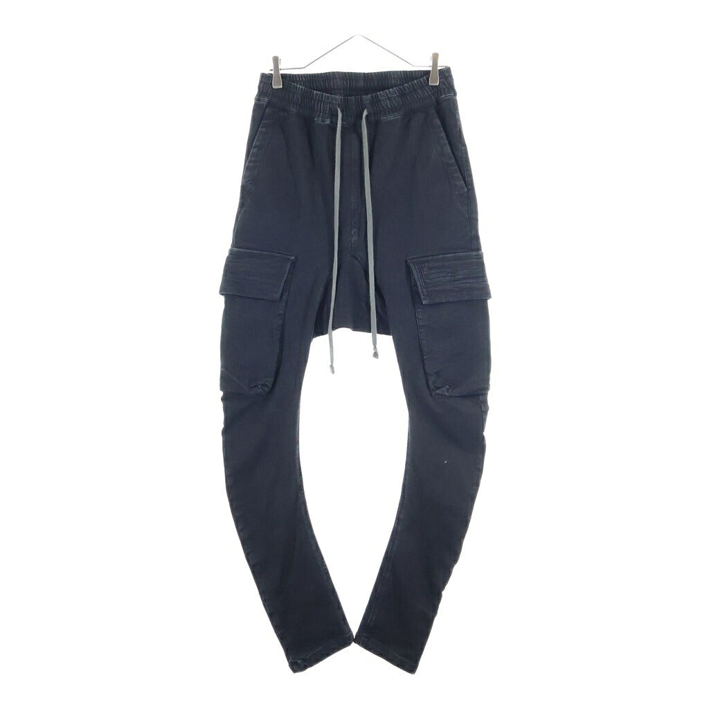 A.F ARTEFACT(エーエフアーティファクト) Cargo Stretch Denim Sarrouel Skinny カーゴストレッチデニム サルエルスキニーパンツ ブラック ag-4029-1