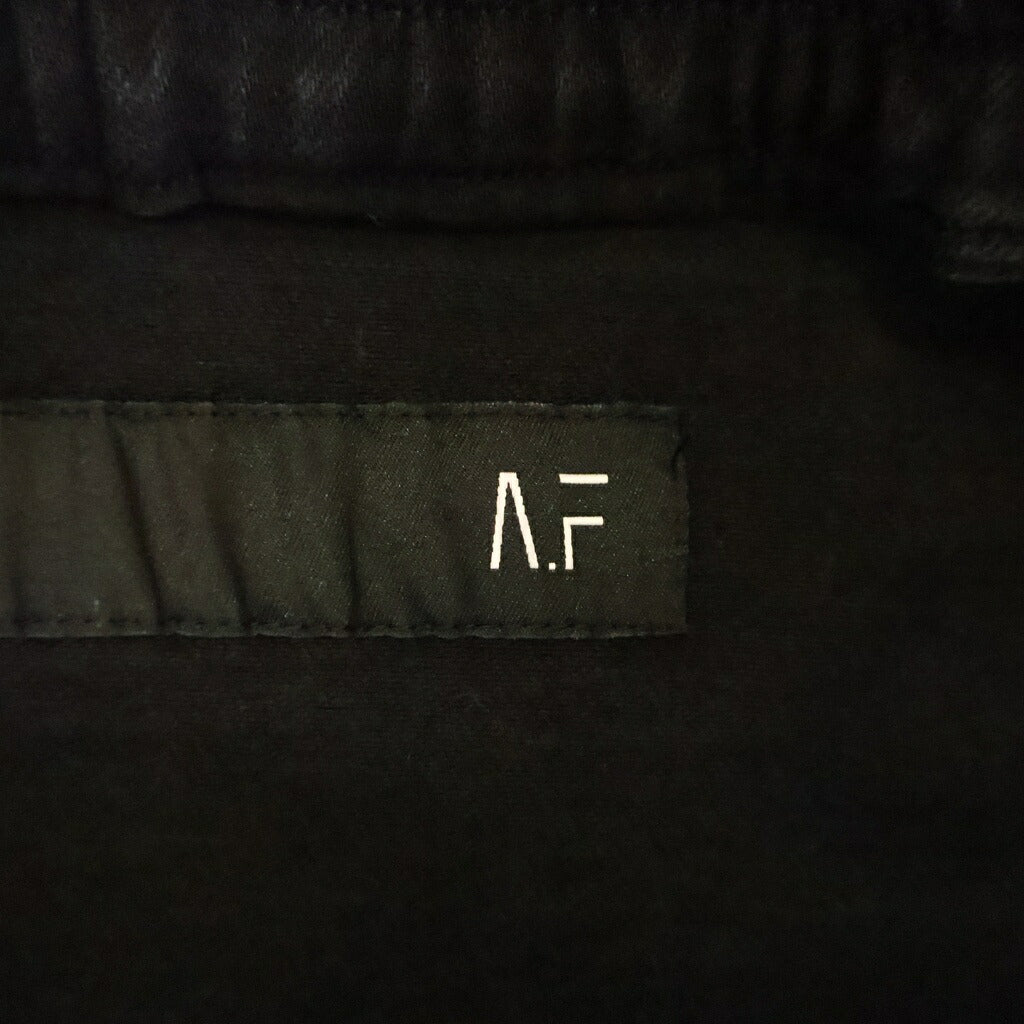 A.F ARTEFACT(エーエフアーティファクト) Cargo Stretch Denim Sarrouel Skinny カーゴストレッチデニム サルエルスキニーパンツ ブラック ag-4029-1