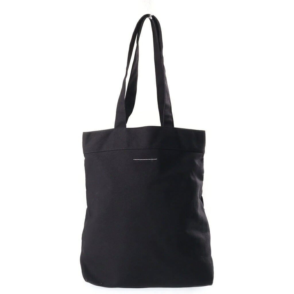 MM6 Maison Margiela(エムエムシックスメゾンマルジェラ) 25AW REVERSIX CANVAS SHOPPING BAG リバーシックス キャンバス ショッピングバッグ トートバッグ ブラック SB6WC0020