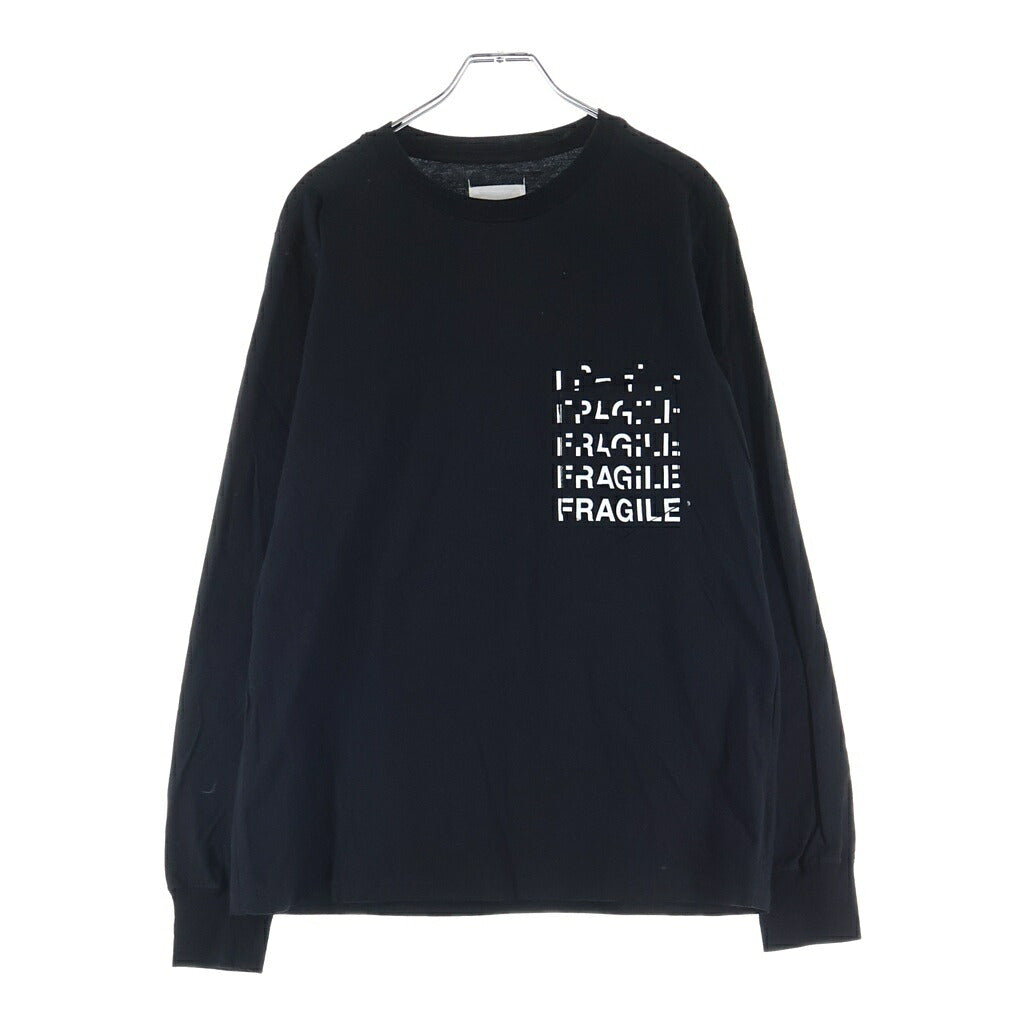 TAKAHIROMIYASHITA The SoloIst.(タカヒロミヤシタザソロイスト) 21AW 両面プリント クルーネック長袖Tシャツカットソー ブラック 0035AW21