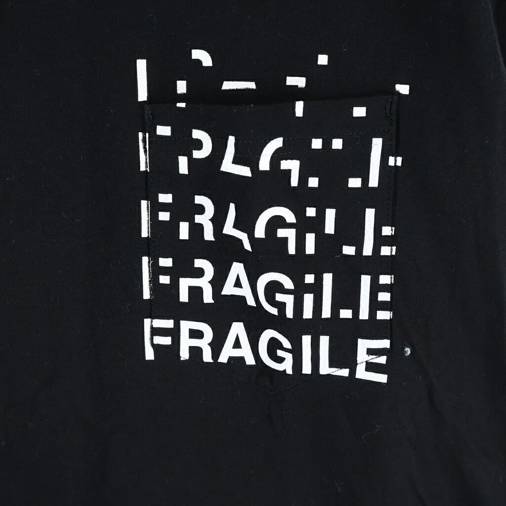 TAKAHIROMIYASHITA The SoloIst.(タカヒロミヤシタザソロイスト) 21AW 両面プリント クルーネック長袖Tシャツカットソー ブラック 0035AW21