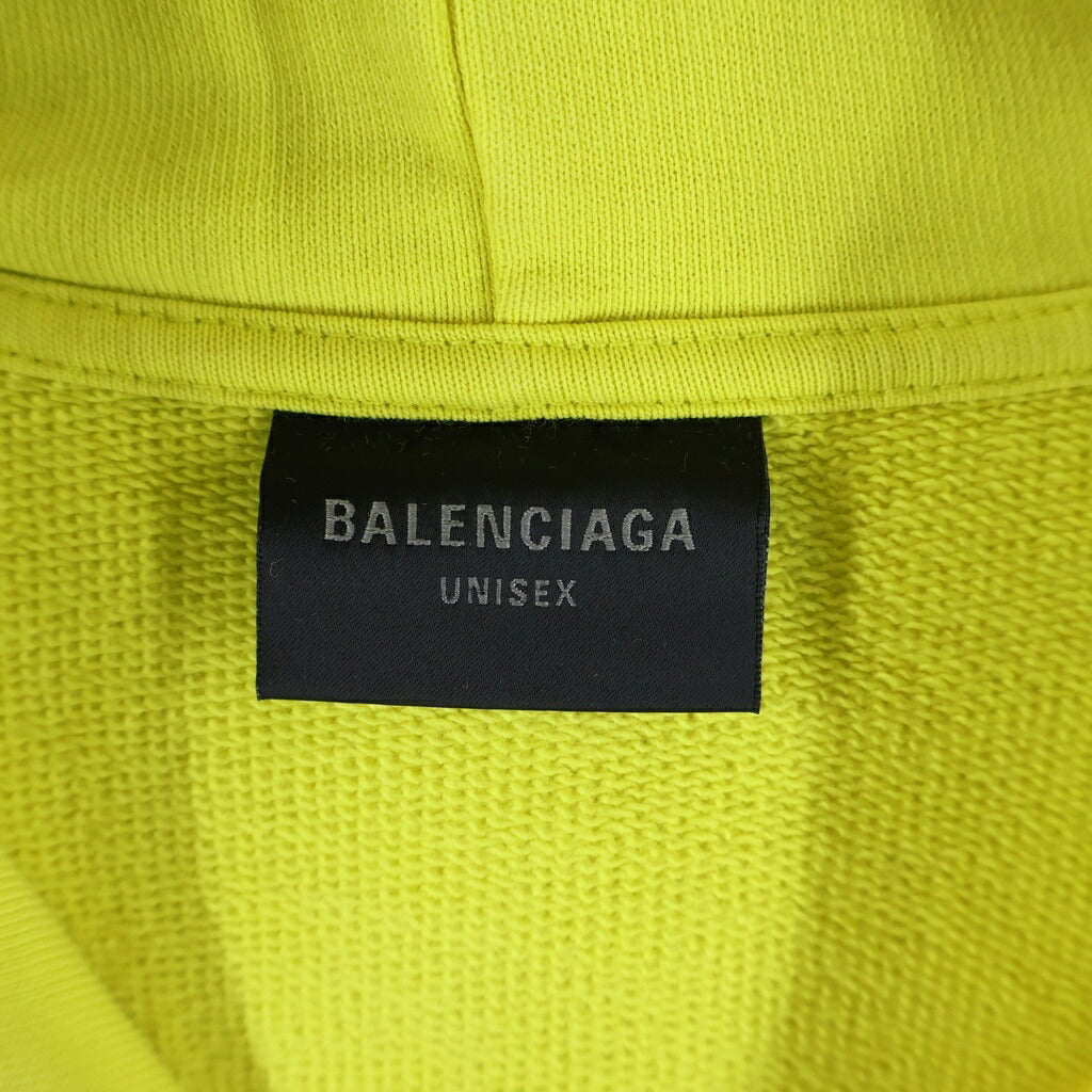 BALENCIAGA(バレンシアガ) 24SS SUREER Round Hoodie プルオーバーパーカーフーディ イエロー 761458 TPVM5