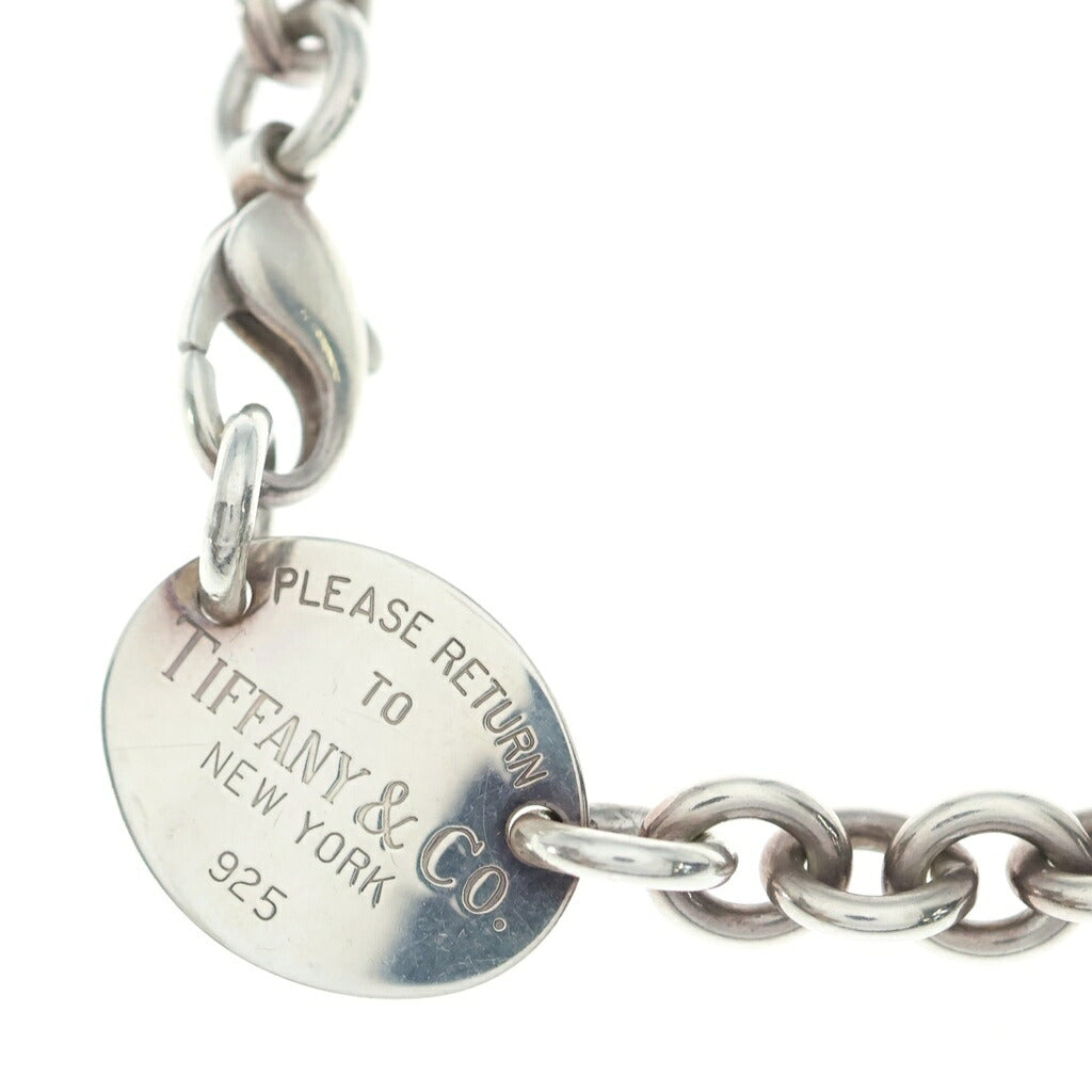 TIFFANY & Co.(ティファニー) RETURN TO リターン トゥ オーバルタグ チェーンブレスレット シルバー