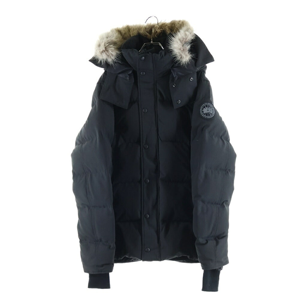 CANADA GOOSE(カナダグース) WYNDHAM PARKA ウィンダム パーカ フードファー ダウンジャケット ブラック 3808M