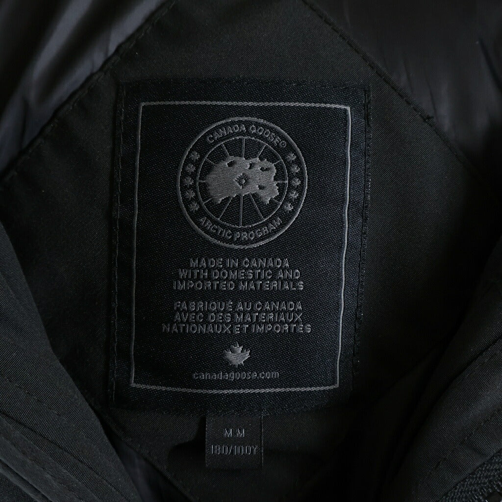 CANADA GOOSE(カナダグース) WYNDHAM PARKA ウィンダム パーカ フードファー ダウンジャケット ブラック 3808M