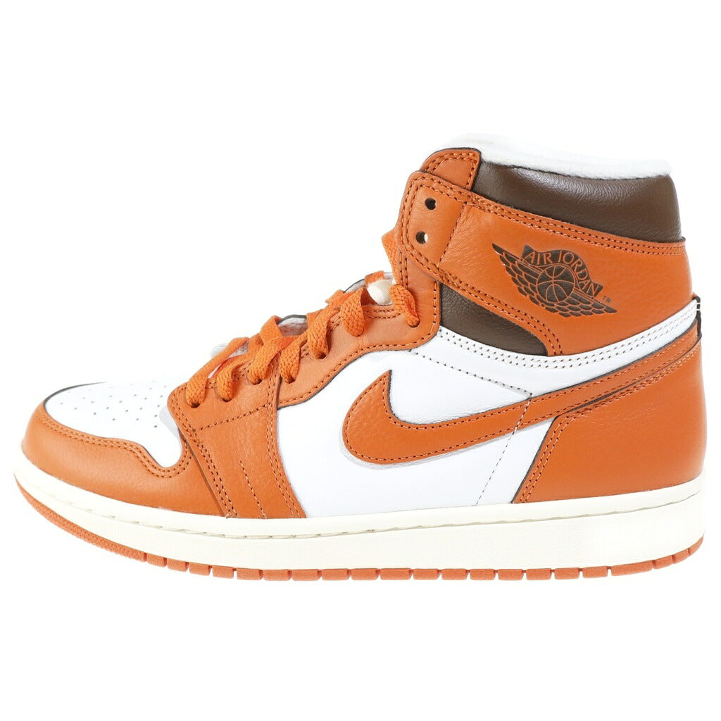 NIKE(ナイキ) WMNS AIR JORDAN 1 HIGH OG STARFISH DO9369-101 ウィメンズ エアジョーダン1 スターフィッシュ ハイカットスニーカー ホワイト/オレンジ US10/27cm