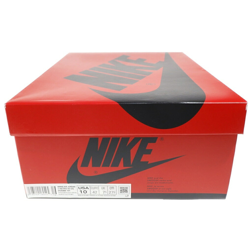NIKE(ナイキ) WMNS AIR JORDAN 1 HIGH OG STARFISH DO9369-101 ウィメンズ エアジョーダン1 スターフィッシュ ハイカットスニーカー ホワイト/オレンジ US10/27cm