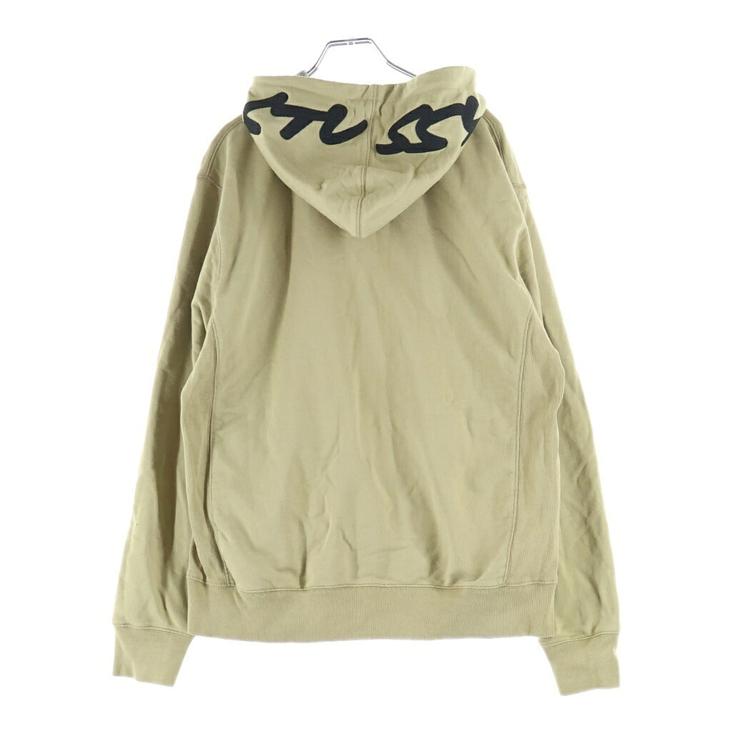 STUSSY(ステューシー) 00S ×Futura Cow Logo Hoodie フューチュラ カウロゴ ジップアップパーカー フーディー カーキ