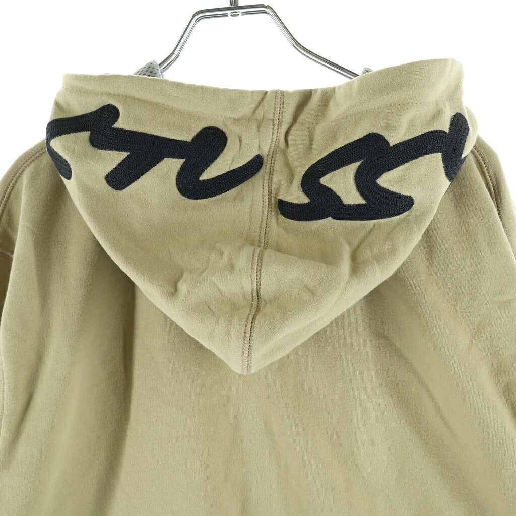 STUSSY(ステューシー) 00S ×Futura Cow Logo Hoodie フューチュラ カウロゴ ジップアップパーカー フーディー カーキ