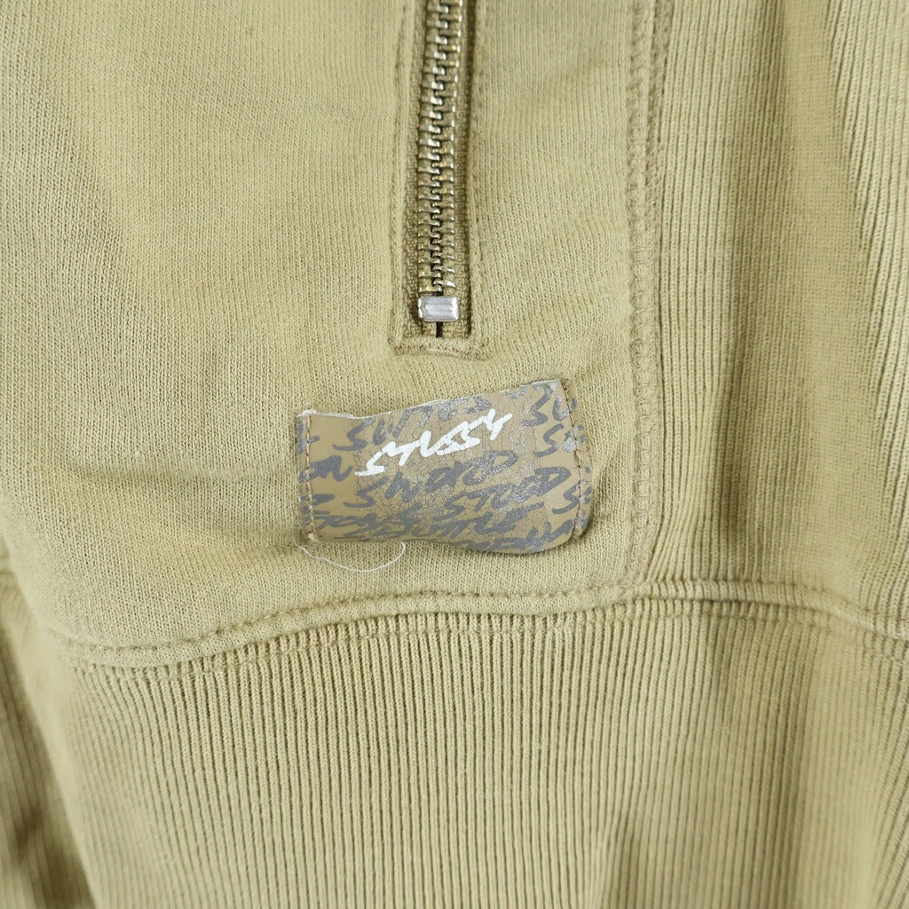 STUSSY(ステューシー) 00S ×Futura Cow Logo Hoodie フューチュラ カウロゴ ジップアップパーカー フーディー カーキ