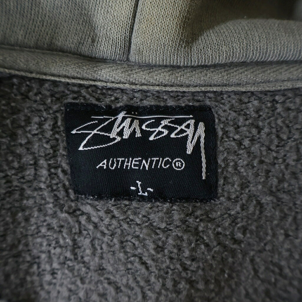 STUSSY(ステューシー) 00S STUSSY TRIBE LONDON ZIP HOODIE ステューシー トライブ ロンドン ジップアップパーカー フーディー グレー