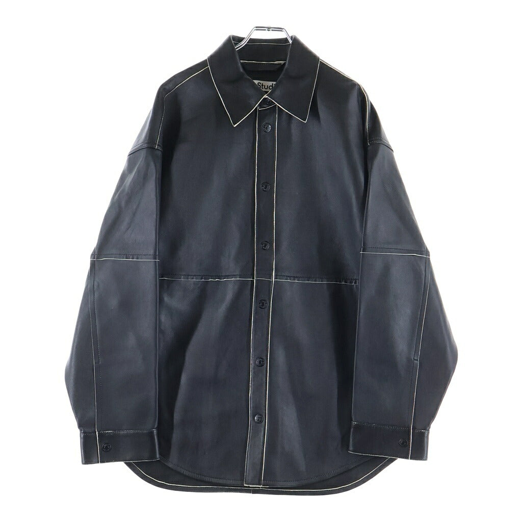 Acne Studios(アクネ ストゥディオズ) LAMB LEATHER JACKET FN-MN-LEAT000288 ラムレザージャケット ブラック