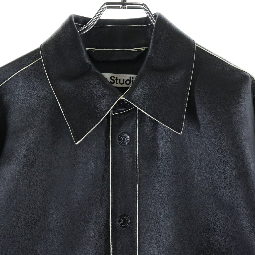 Acne Studios(アクネ ストゥディオズ) LAMB LEATHER JACKET FN-MN-LEAT000288 ラムレザージャケット ブラック