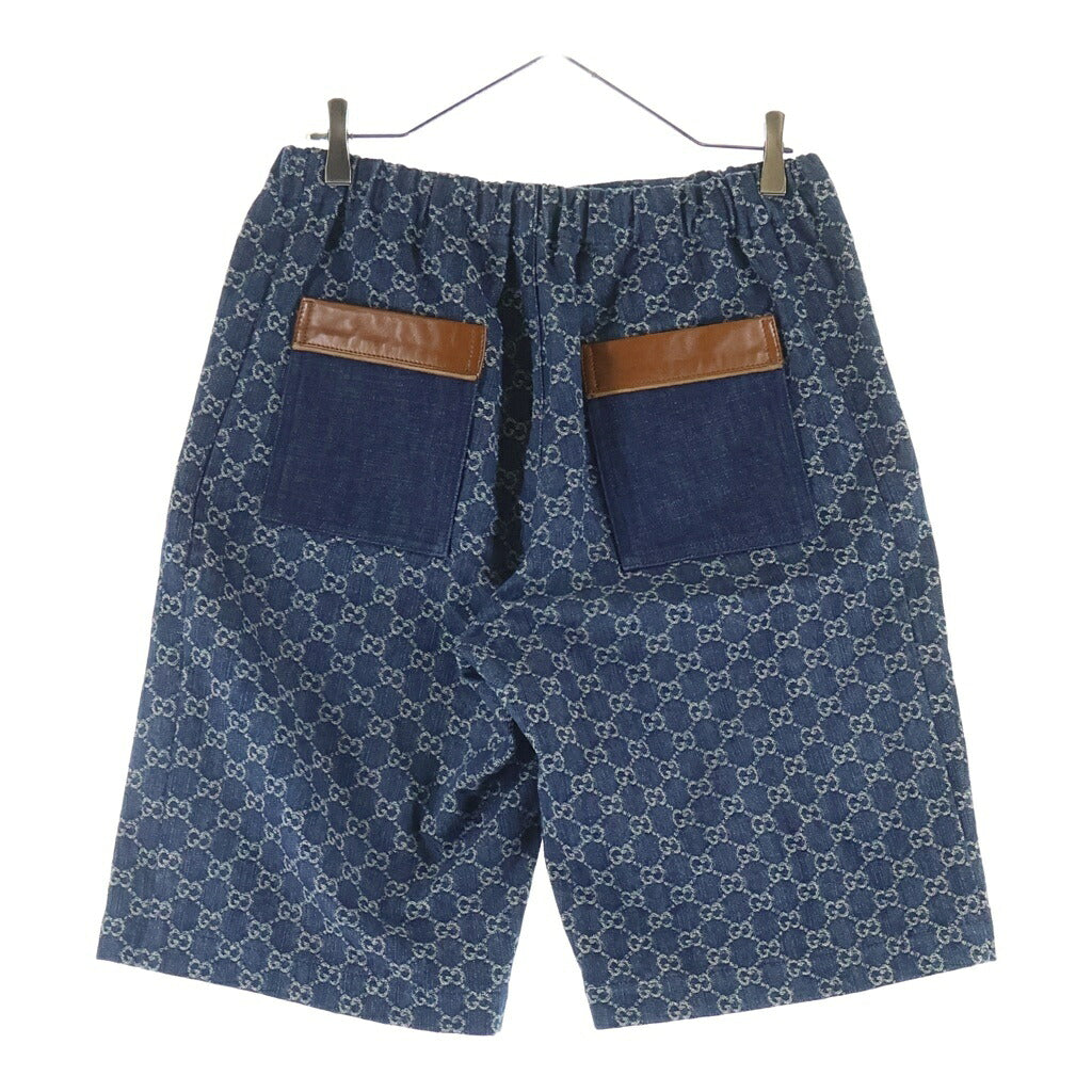 GUCCI(グッチ) GGロゴ エコウォッシュド ショートパンツ ハーフパンツ インディゴ 649093