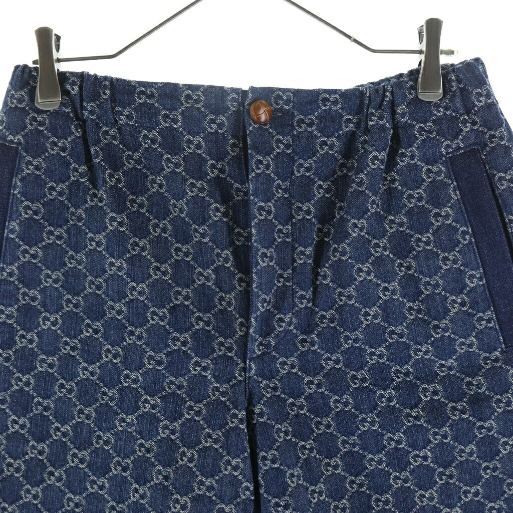 GUCCI(グッチ) GGロゴ エコウォッシュド ショートパンツ ハーフパンツ インディゴ 649093