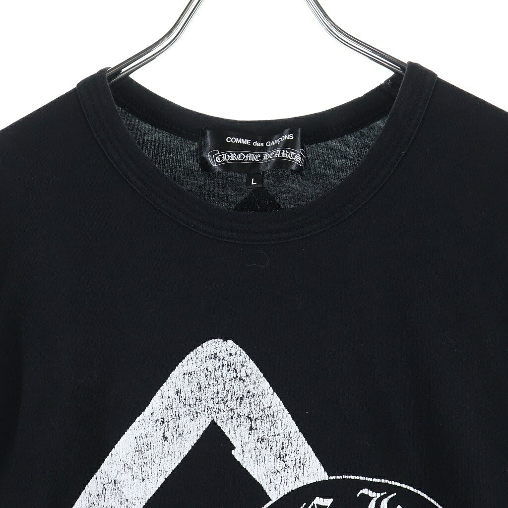 CHROME HEARTS(クロムハーツ) × COMME des GARCONS ×Dover Street Market T-Shirt コムデギャルソン ドーバーストリートマーケット クルーネック半袖Tシャツカットソー ブラック
