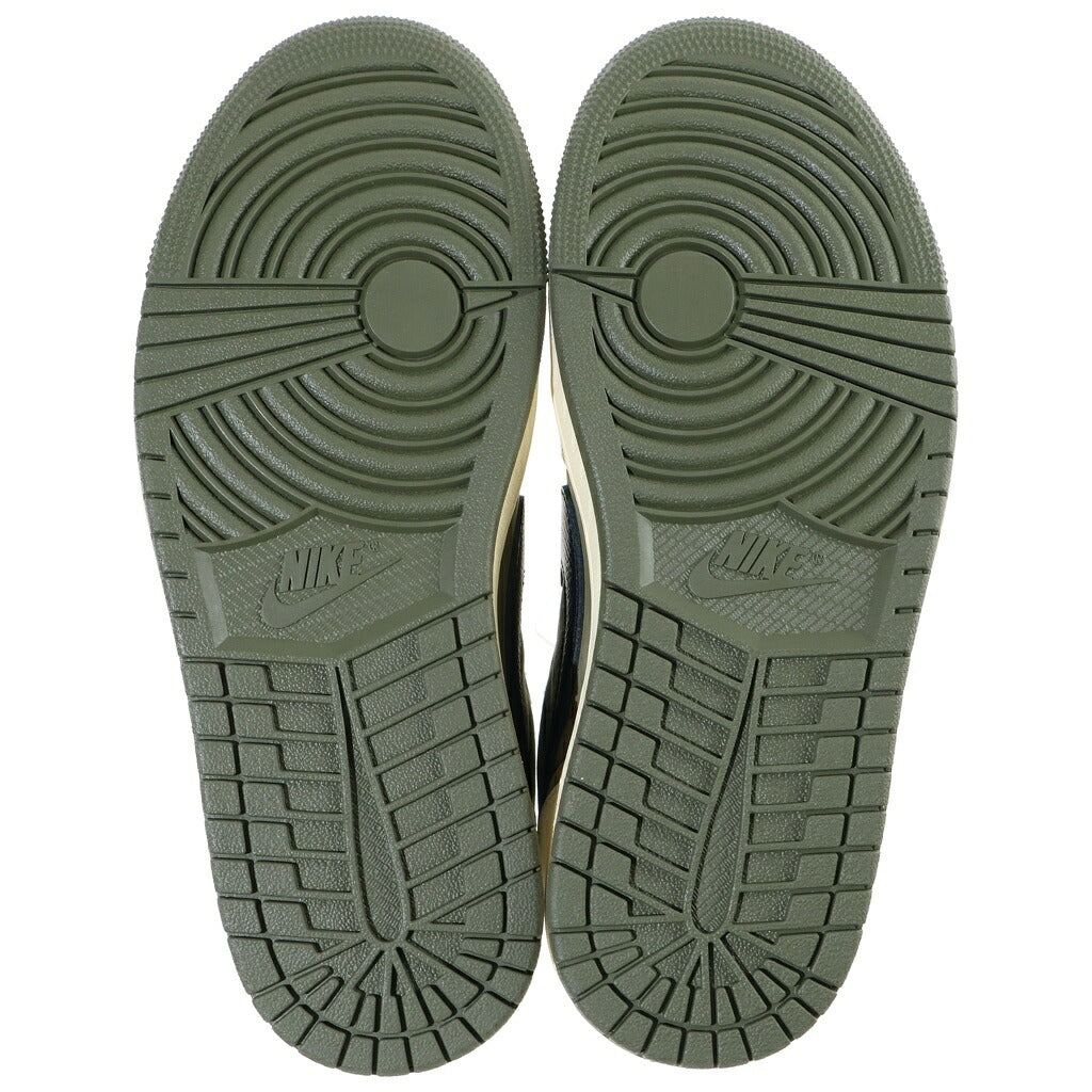 NIKE(ナイキ) ×TAVIS SCOTT AIR JORDAN1 LOW OG SP エアジョーダン1 ローカットスニーカー カーキ US7/25cm レディース DM7866-200