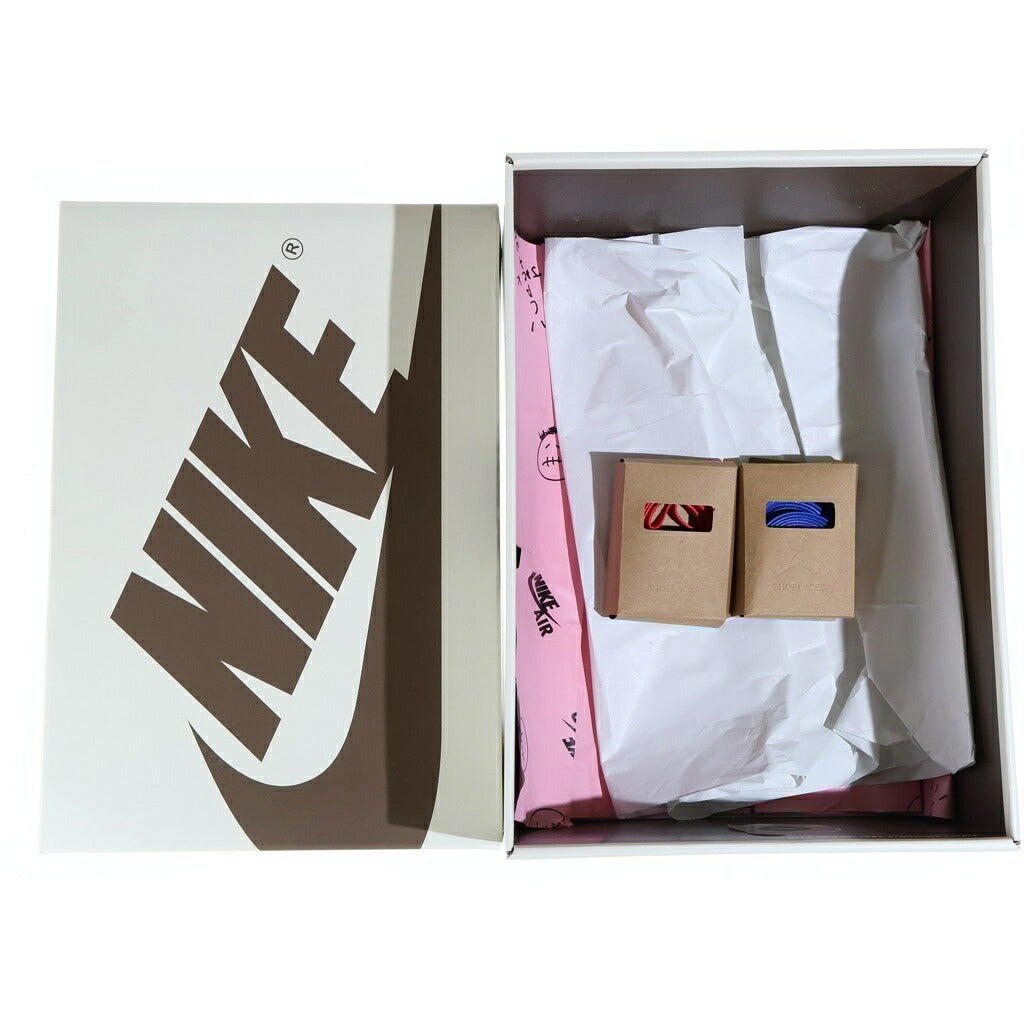NIKE(ナイキ) ×TRAVIS SCOTT WMNS AIR JORDAN 1 RETRO LOW OG Canary トラヴィススコット ウィメンズ エアジョーダン1 ローカットスニーカー イエロー US8.5/25.5cm DZ4137-700
