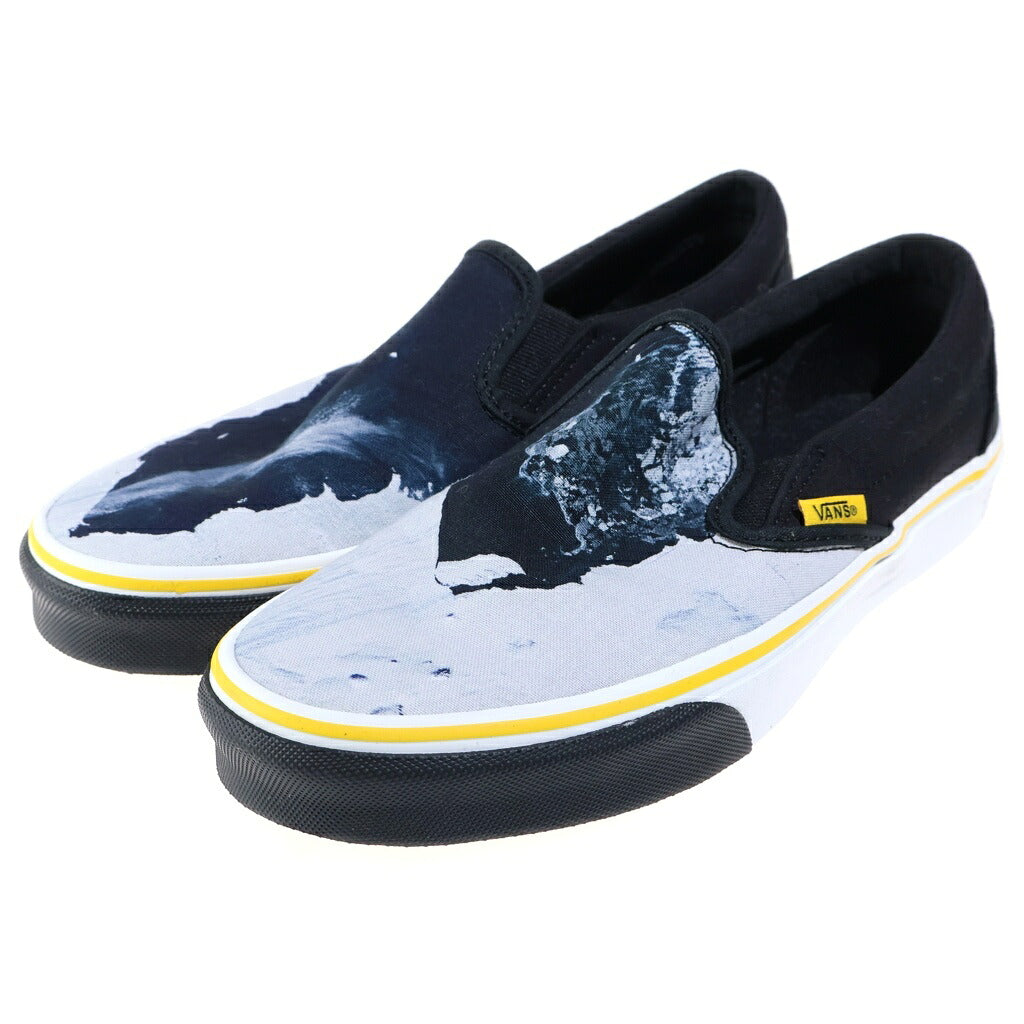 VANS(ヴァンズ) ×NATIONAL GEOGRAPHIC SLIPON ナショナルジオグラフィック スリッポン ブラック US8/26cm 721356