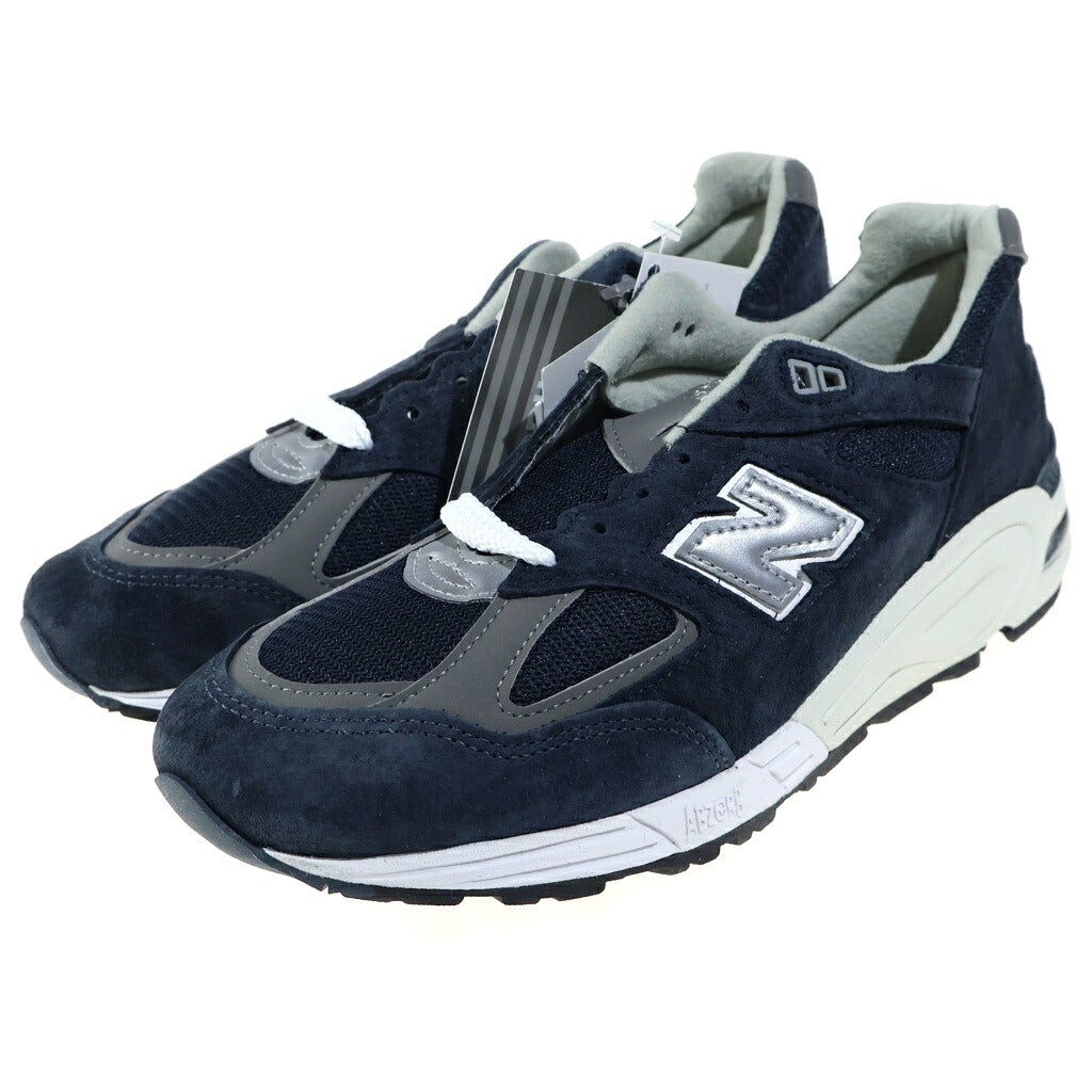 New Balance(ニューバランス) スエード ローカットスニーカー ネイビー US8/26cm M990NB2
