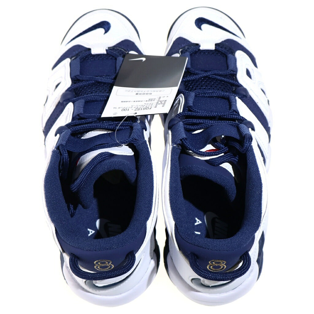 NIKE(ナイキ) AIR MORE UPTEMPO OLYMPIC エアモアアップテンポ オリンピック ハイカットスニーカー ネイビー/ホワイト US8/26cm FQ8182-100