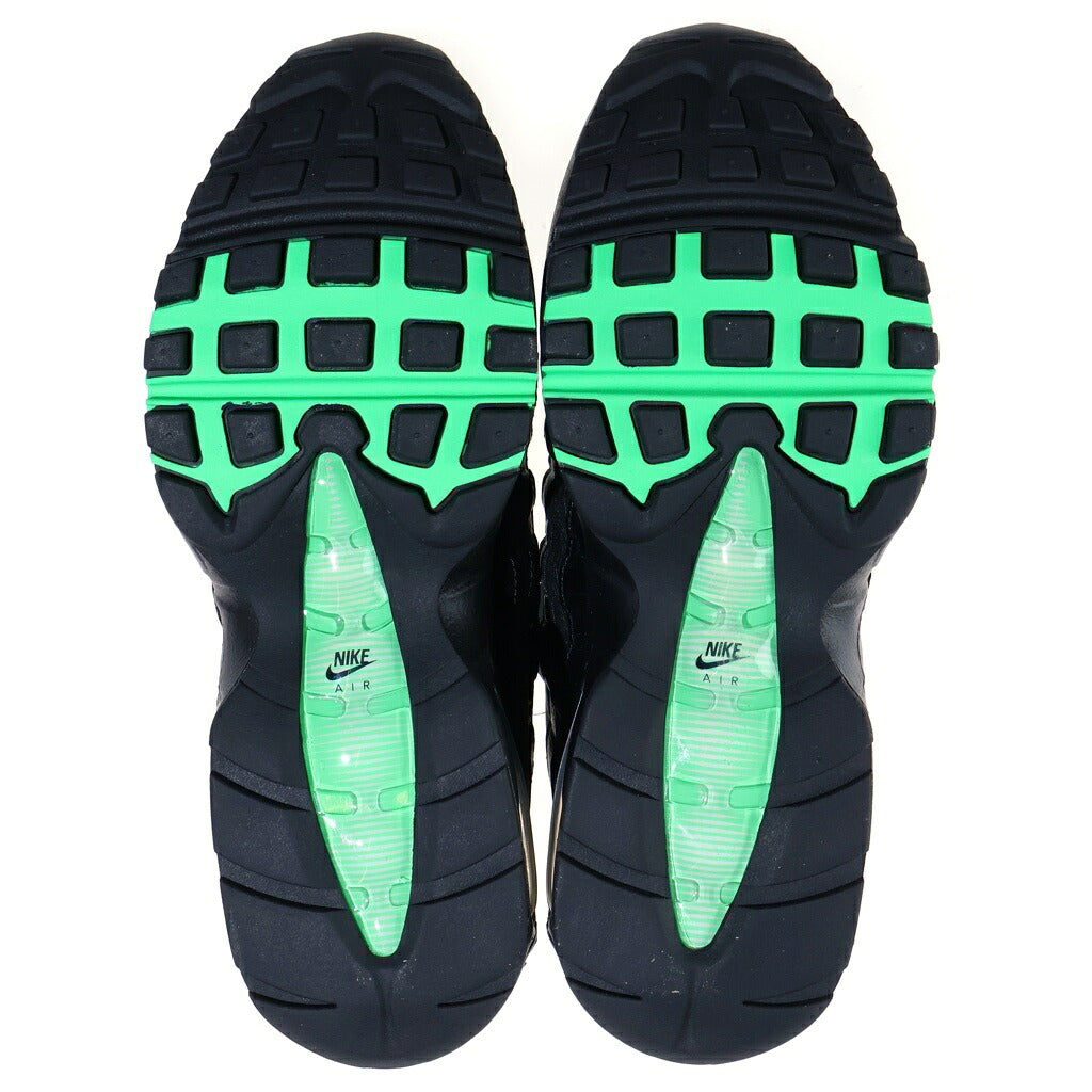 NIKE(ナイキ) AIR MAX 95 OG BIG BUBBLE IB1667-002 エアマックス95 ビッグバブル ローカットスニーカー ブラック/グリーン US6/26cm